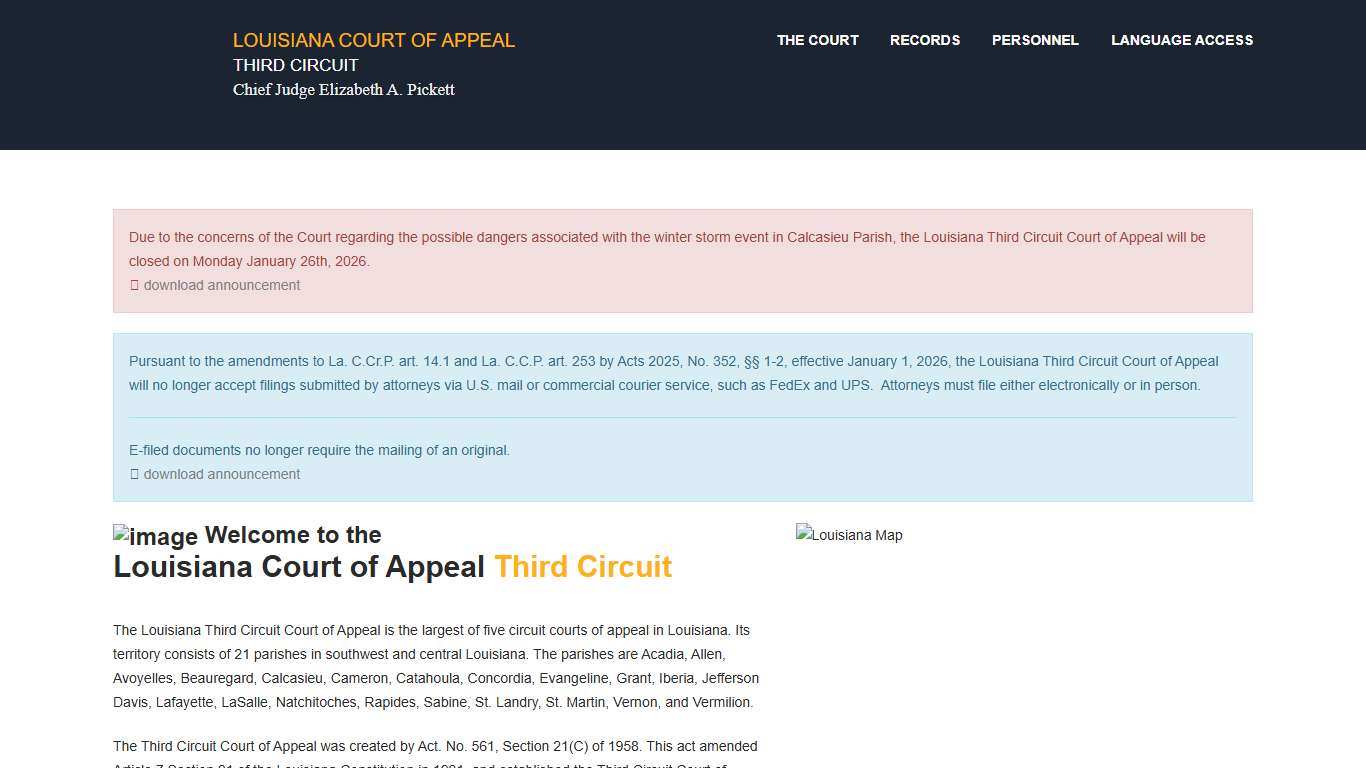 Louisiana Court of Appeal, Third Circuit